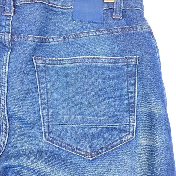 Only & Sons Men's DK Blue Loom Jog Stretch Denim Slim Fit  Jeans US 30 x 32 - Picture 10 of 13